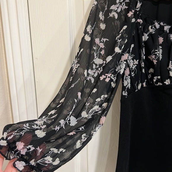 NWOT BLACK BLOUSE - Picture 2 of 4